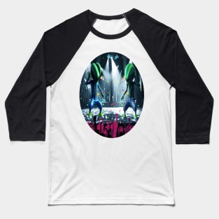 Alien Hip Hop 02 Baseball T-Shirt